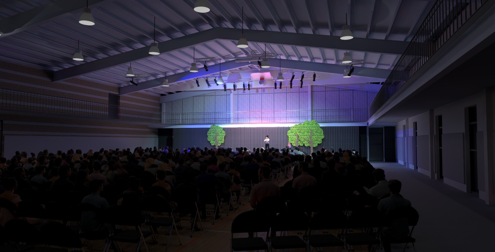 New worship hall rendering
